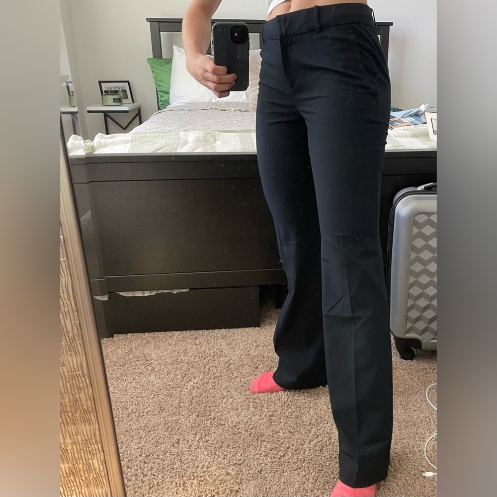 Ann Taylor Classic Dress Pants size 0 navy blue